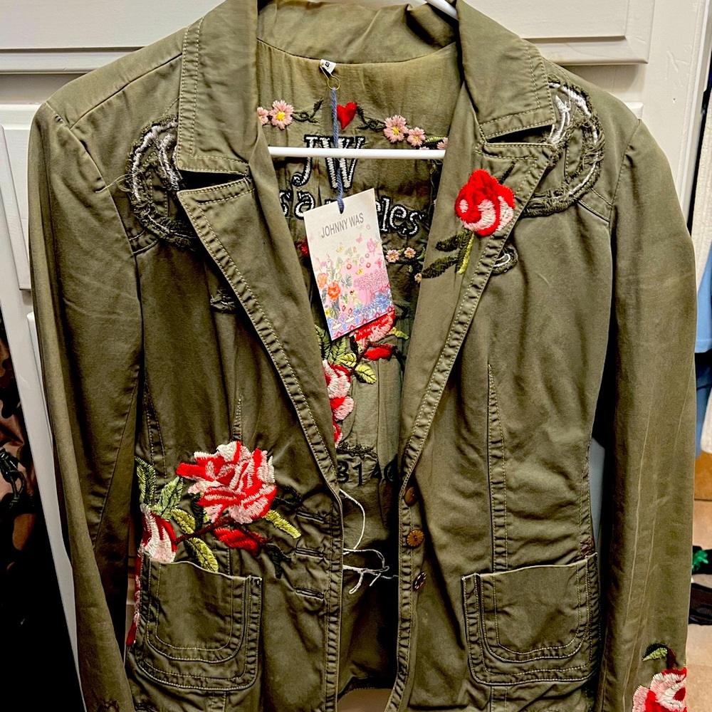 NWT Johnny Was embroidered jacket